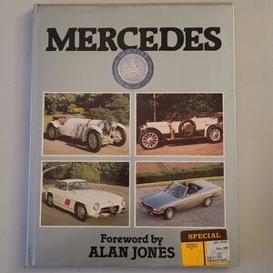Mercedes Benz Book w/ Classic Car Images Vintage 1982 First Edition ~ Geo Bishop